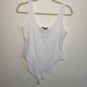 White Tank Top Bodysuit